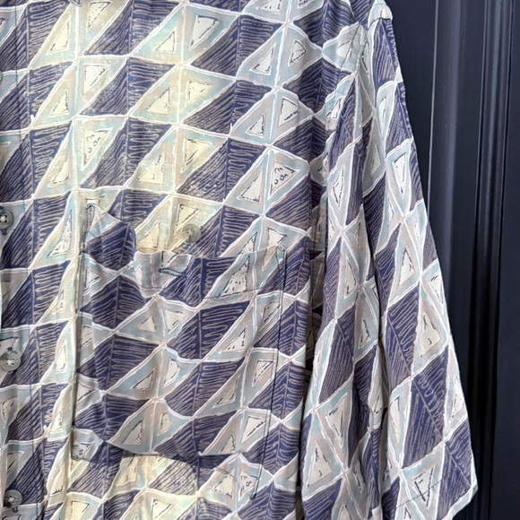 PIERRE CARDIN Men's VINTAGE Short Sleeve Shirt - Size: L C#2 - Picture 4 of 6